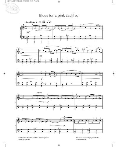 Blues for a Pink Cadillac — Louise Chamberlain