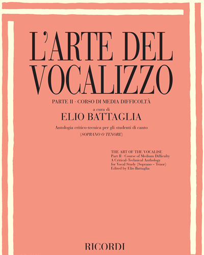 L'arte del vocalizzo (Parte II) - Corso di media difficoltà — 合集