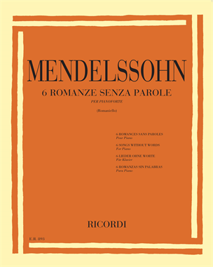 Six Romances Without Words — Felix Mendelssohn Bartholdy