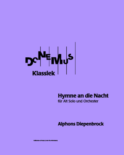 Hymne an die Nacht — Alphons Diepenbrock