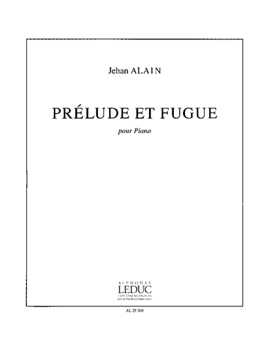 Prelude and Fugue for Piano — 热昂·阿兰