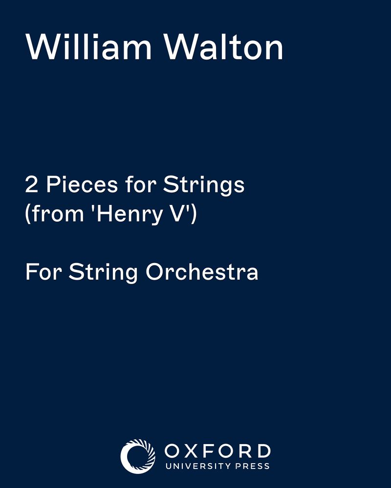 Two Pieces for Strings (from 'Henry V') — 威廉·沃尔顿