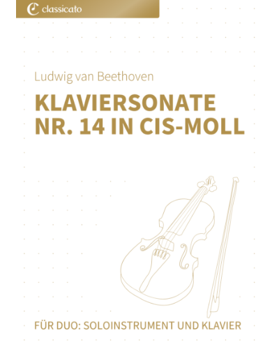 Piano Sonata No. 14 in C-sharp minor, op. 27/2 — 贝多芬