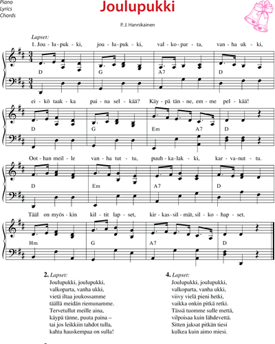 Joulupukki — P. J. Hannikainen