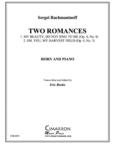 Two Romances — 拉赫玛尼诺夫