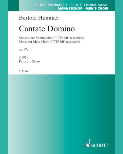 Cantate Domino — Bertold Hummel
