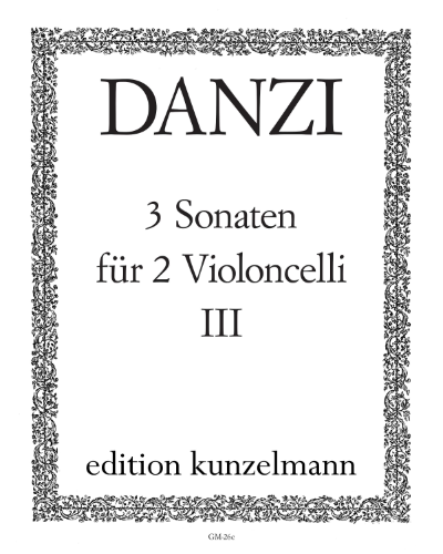 Sonata No. 3, op. 1 — Franz Danzi