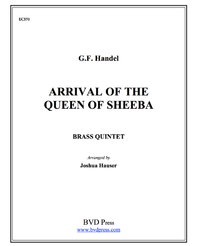 Arrival of the Queen of Sheba — 亨德尔
