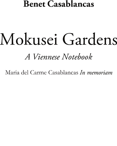 Mokusei Gardens — Benet Casablancas