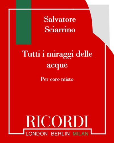 Tutti i miraggi delle acque — Salvatore Sciarrino