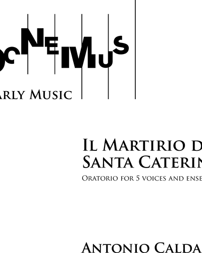 Il Martirio di Santa Caterina — Antonio Caldara