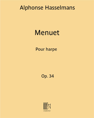 Menuet Op. 34 — Alphonse Hasselmans