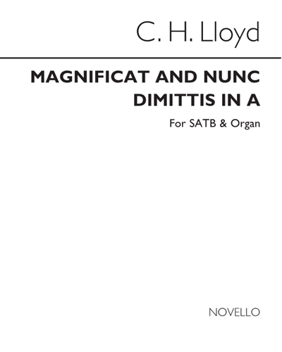 Magnificat and Nunc dimittis (in A) — Charles Harford Lloyd