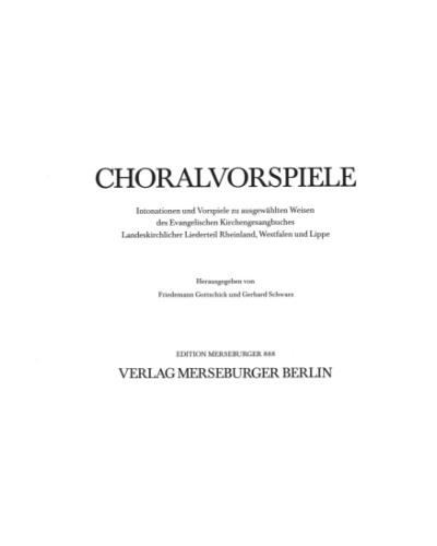 Choral Preludes — Friedemann Gottschick