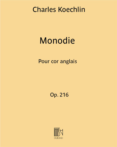 Monodie, op. 216 no. 11 — 夏尔·凯什兰