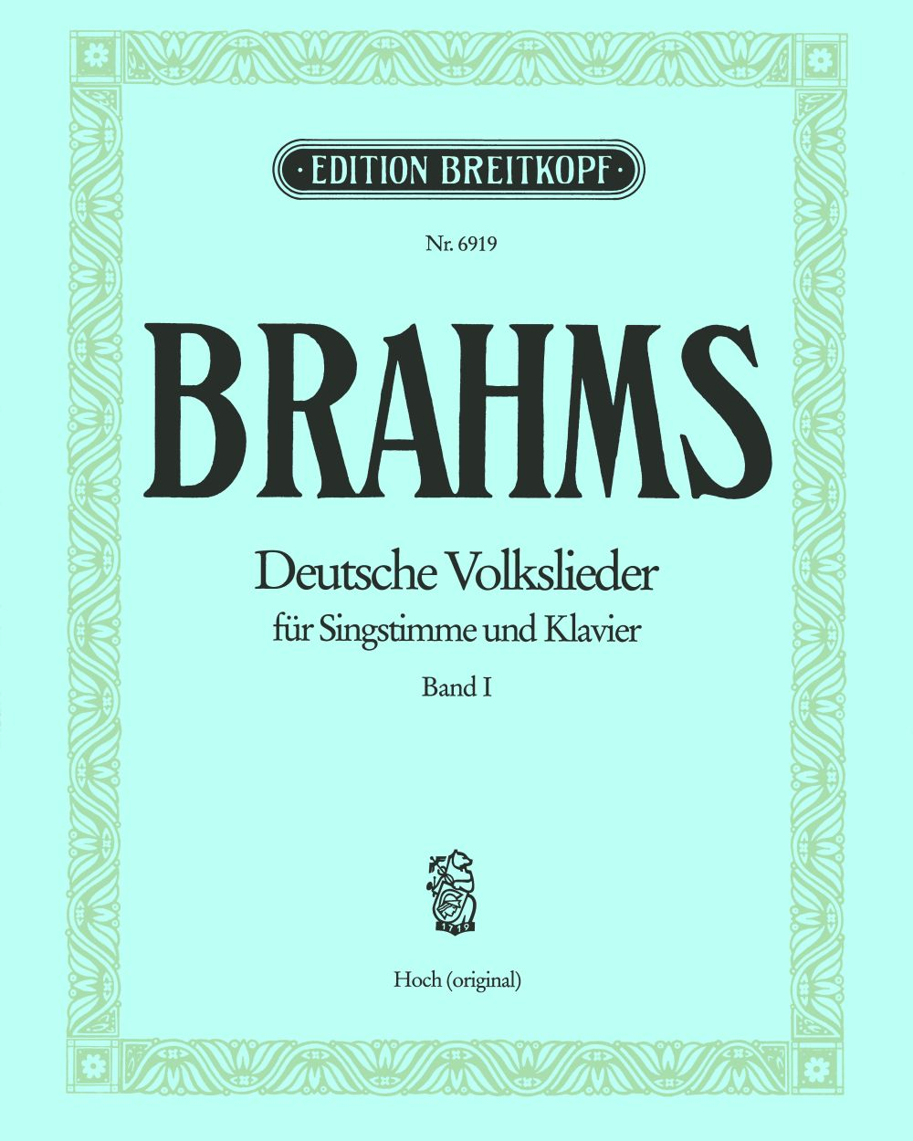 Deutsche Volkslieder, WoO 33 - Vol. 1: No. 1 - 21 — Johannes Brahms