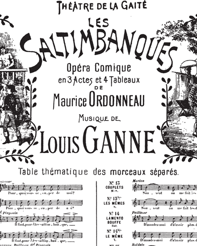 Les Saltimbanques No. 9 B Valse: "C'est l'amour" — Louis Ganne