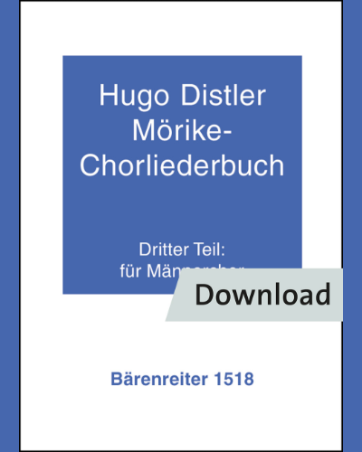 Mörike-Chorliederbuch, Teil 3 op. 19 — Hugo Distler