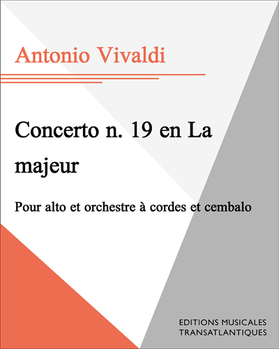 Concerto No. 19 in A major — 维瓦尔第