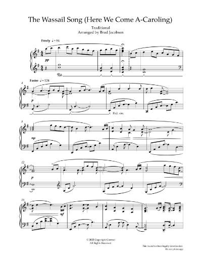 The Wassail Song (Here We Come A-Caroling) — Traditional