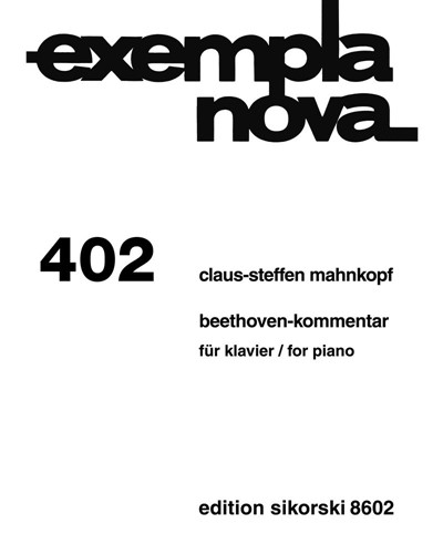 Beethoven-Kommentar — Claus-Steffen Mahnkopf