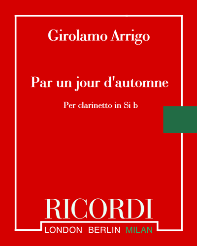 Par un jour d'automne — Girolamo Arrigo