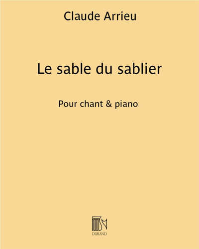 Le sable du sablier — Claude Arrieu