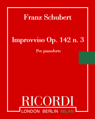 Improvviso, op. 142 No. 3 — 舒伯特