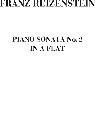 Piano Sonata No. 2 in A-flat major — Franz Reizenstein