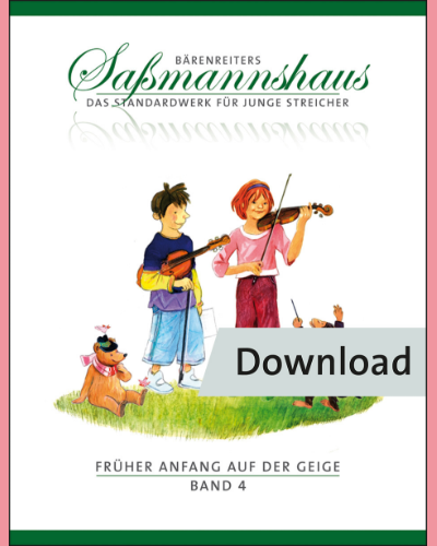 Früher Anfang auf der Geige, Band 4 — Egon Saßmannshaus