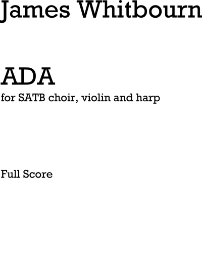Ada — James Whitbourn