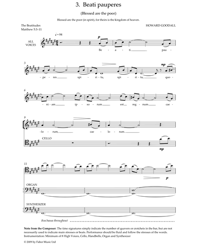Beati Pauperes — Howard Goodall