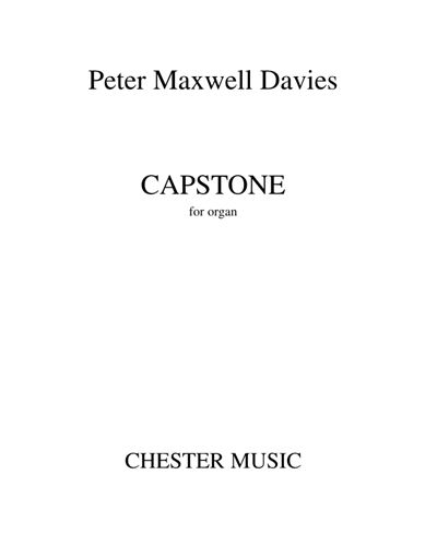Capstone — 马克斯韦尔·戴维斯