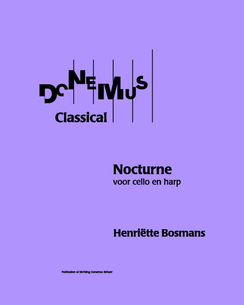 Nocturne — Henriëtte Bosmans