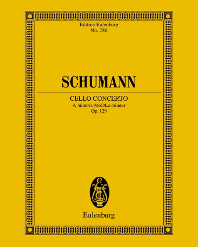 Concerto in A minor, op. 129 — 舒曼
