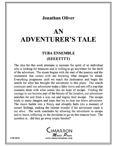 An Adventurer's Tale — Jonathan Oliver