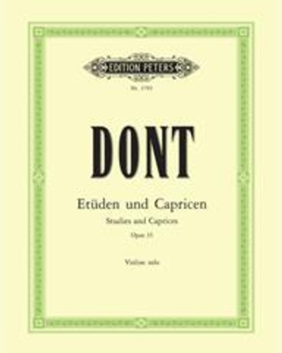 24 Etudes and Caprices Op. 35 for Violin — Jakob Dont