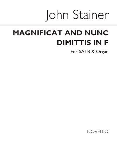Magnificat and Nunc dimittis (in F) — John Stainer