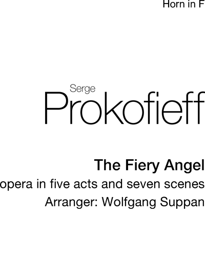 The Fiery Angel, op. 37 — Sergei Prokofiev