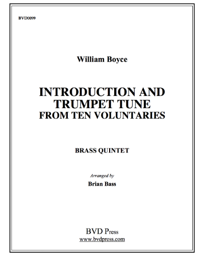 Introduction and Trumpet Tune (from '10 Voluntaries') — 威廉·博伊斯