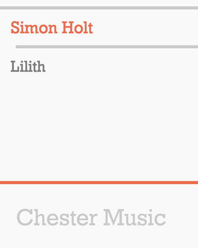 Lilith — Simon Holt