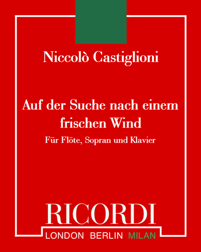 On the Search for a Fresh Wind — Niccolò Castiglioni
