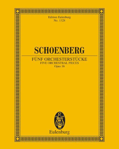 Five Orchestral Pieces, op. 16 — 勋伯格