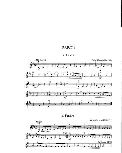 Fanfare — Michel Corrette