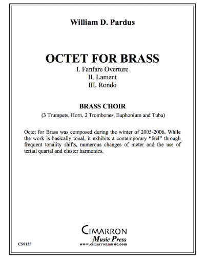 Octet for Brass — William Pardus