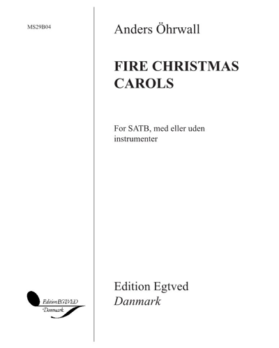 Fire Christmas Carols — Anders Öhrwall