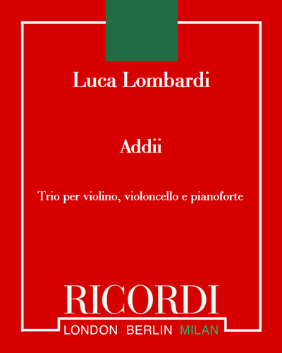 Addii — Luca Lombardi