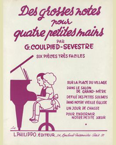 Des Grosses Notes pour Quatre Petites Mains — Germaine Coulpied-Sevestre