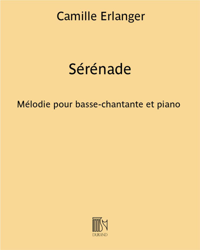 Sérénade — Camille Erlanger