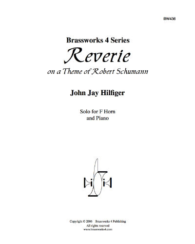 Reverie on a Theme of Robert Schumann — John Jay Hilfiger